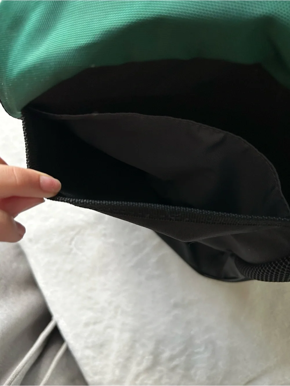 adidas Dark Green Duffel with Black Accents